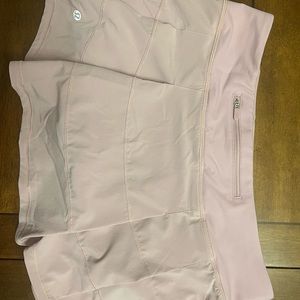 Light pink Pace Rival Mid-Rise Skirt Lululemon